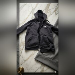 Under Armour Charcoal Full-Zip Hoodie